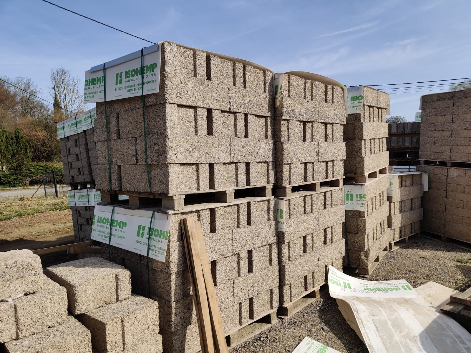 IsoHemp PAL36EX - Bloc de chanvre 36 cm (Tenon mortaise)