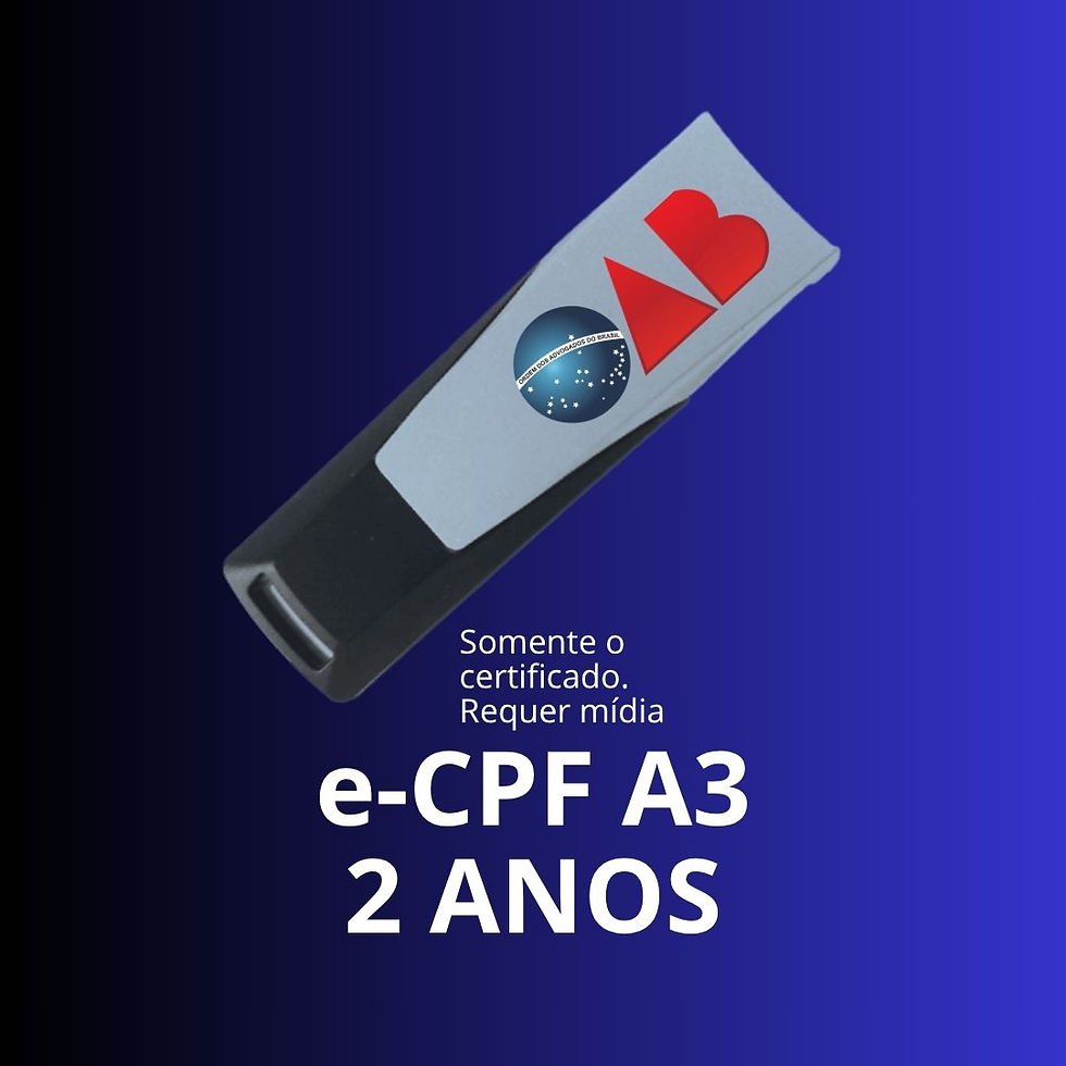 Certificado Digital A3 para advogados