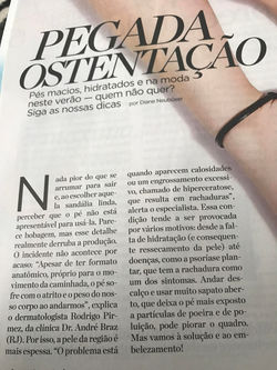 Cuidados para os pés