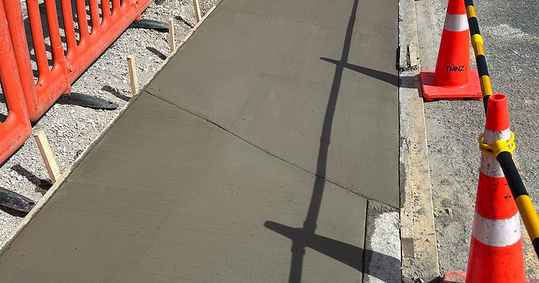 Vehicle crossing install