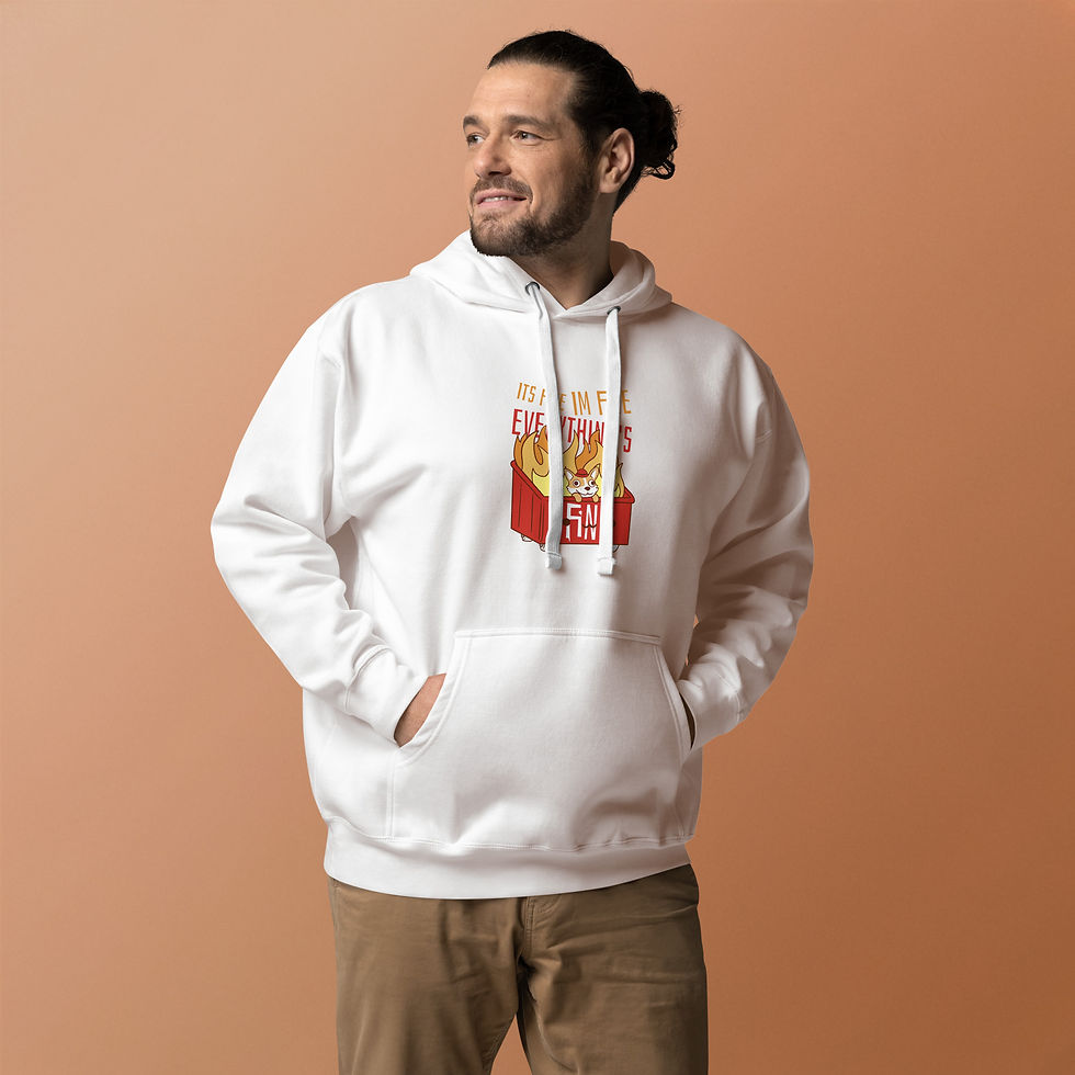 Thumbnail: "Everything is Fine "Unisex Hoodie