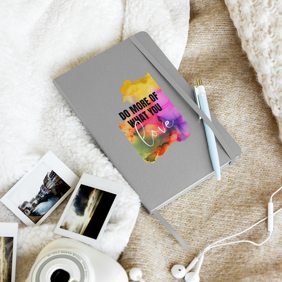 Thumbnail: Do More of what you love Hardcover bound notebook