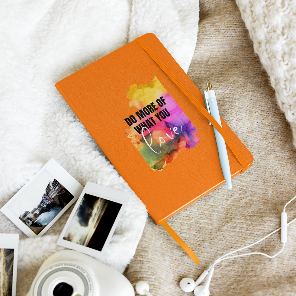 Thumbnail: Do More of what you love Hardcover bound notebook