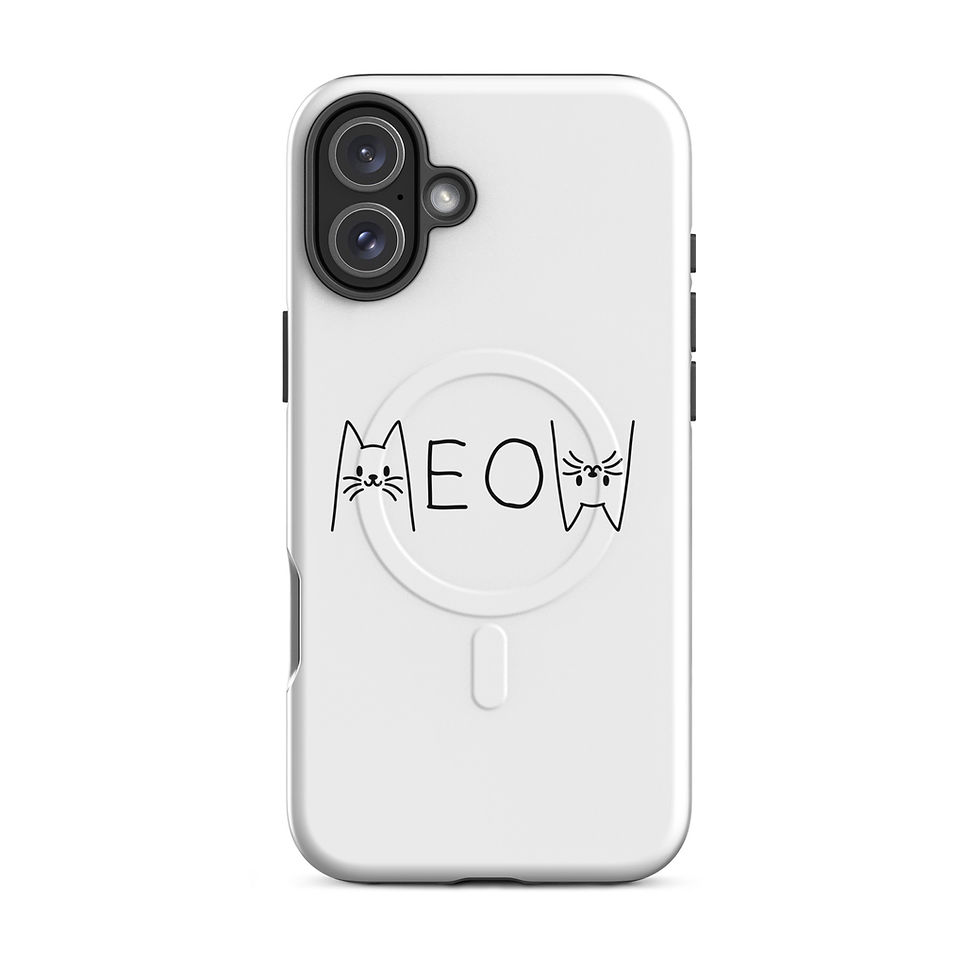 Thumbnail: "Meow" MagSafe® tough case for iPhone®
