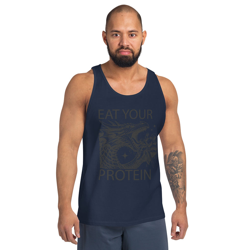 Thumbnail: Eat Your Protein Men's Tank Top