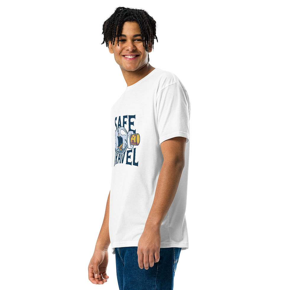 Thumbnail: Safe Travel Unisex Fitted T-Shirt 