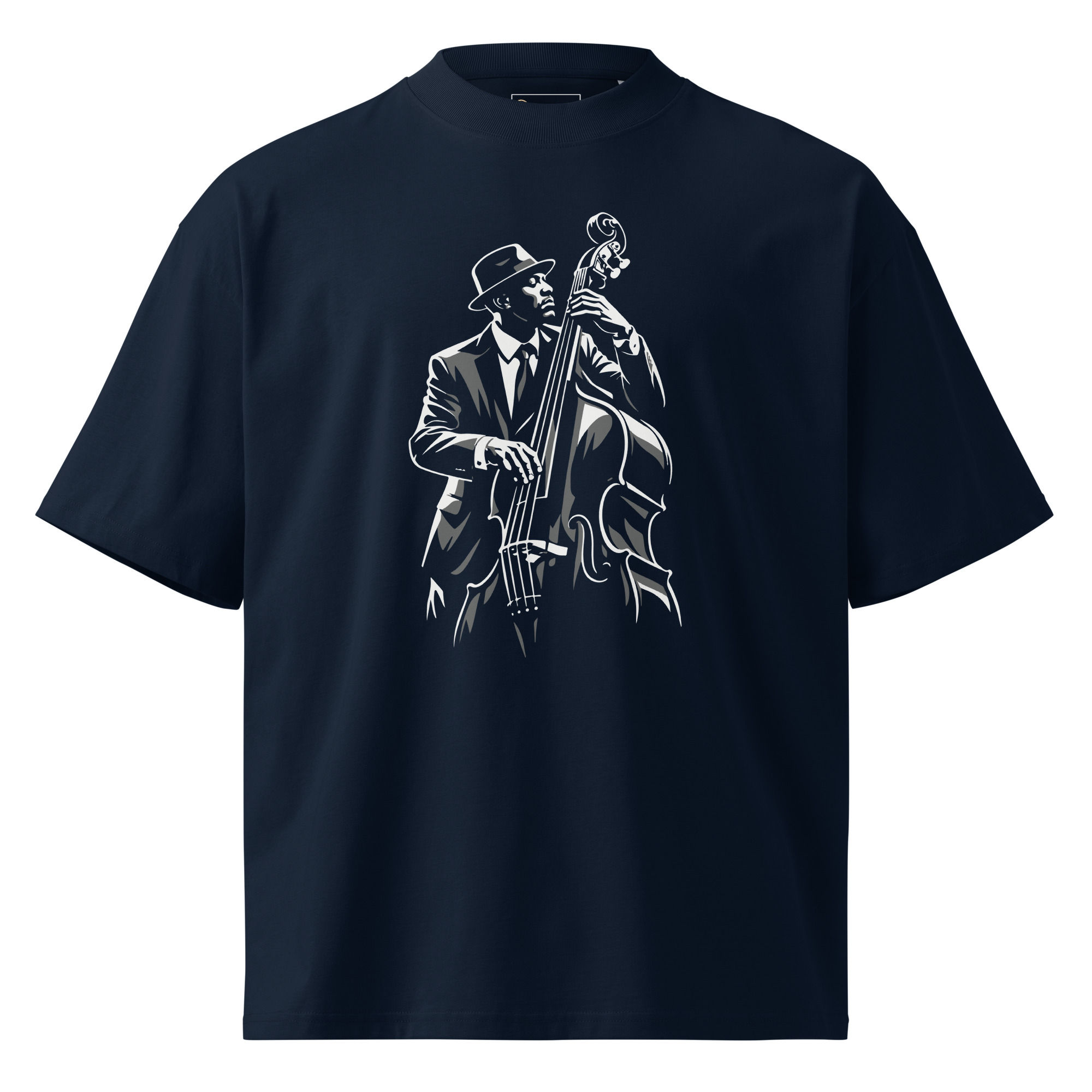 Jazz Unisex oversized high neck t-shirt
