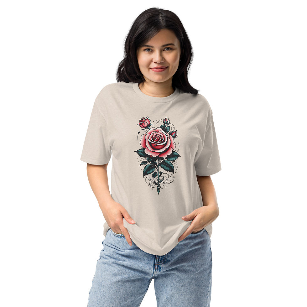 Thumbnail: Rose Fitted T-Shirt 