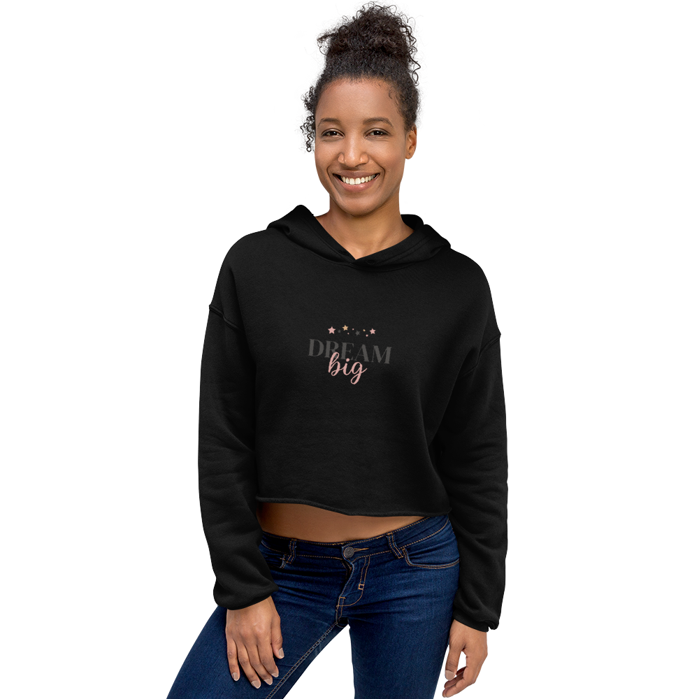 Dream Big Crop Hoodie