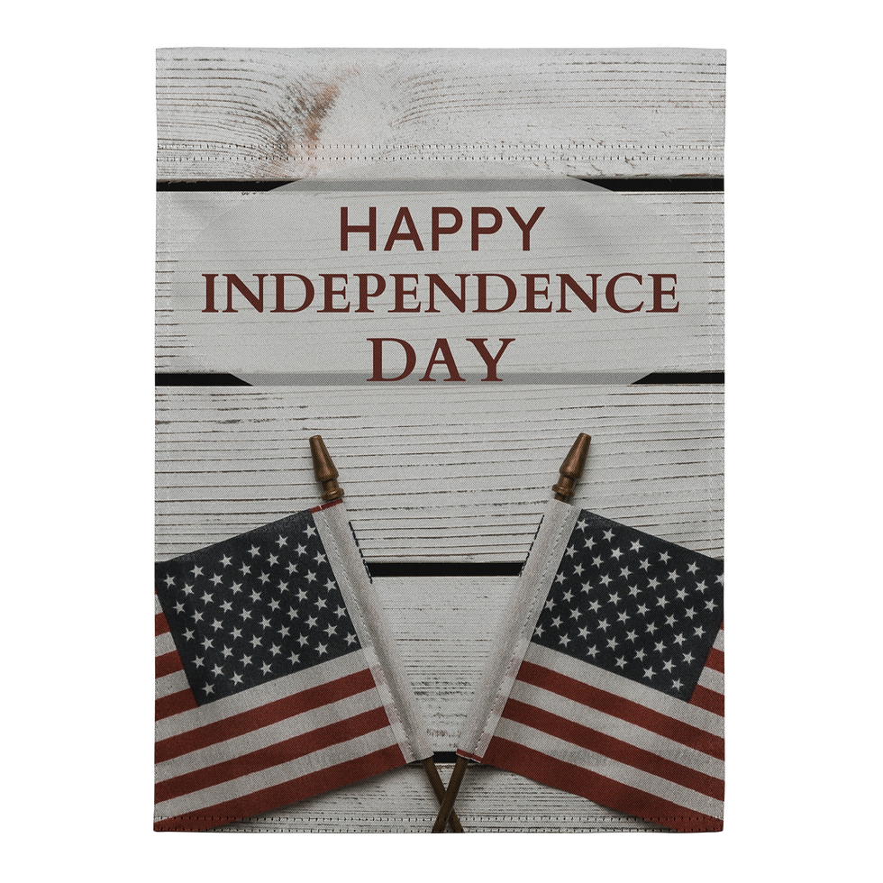 Thumbnail: Happy Independence Day Garden flag