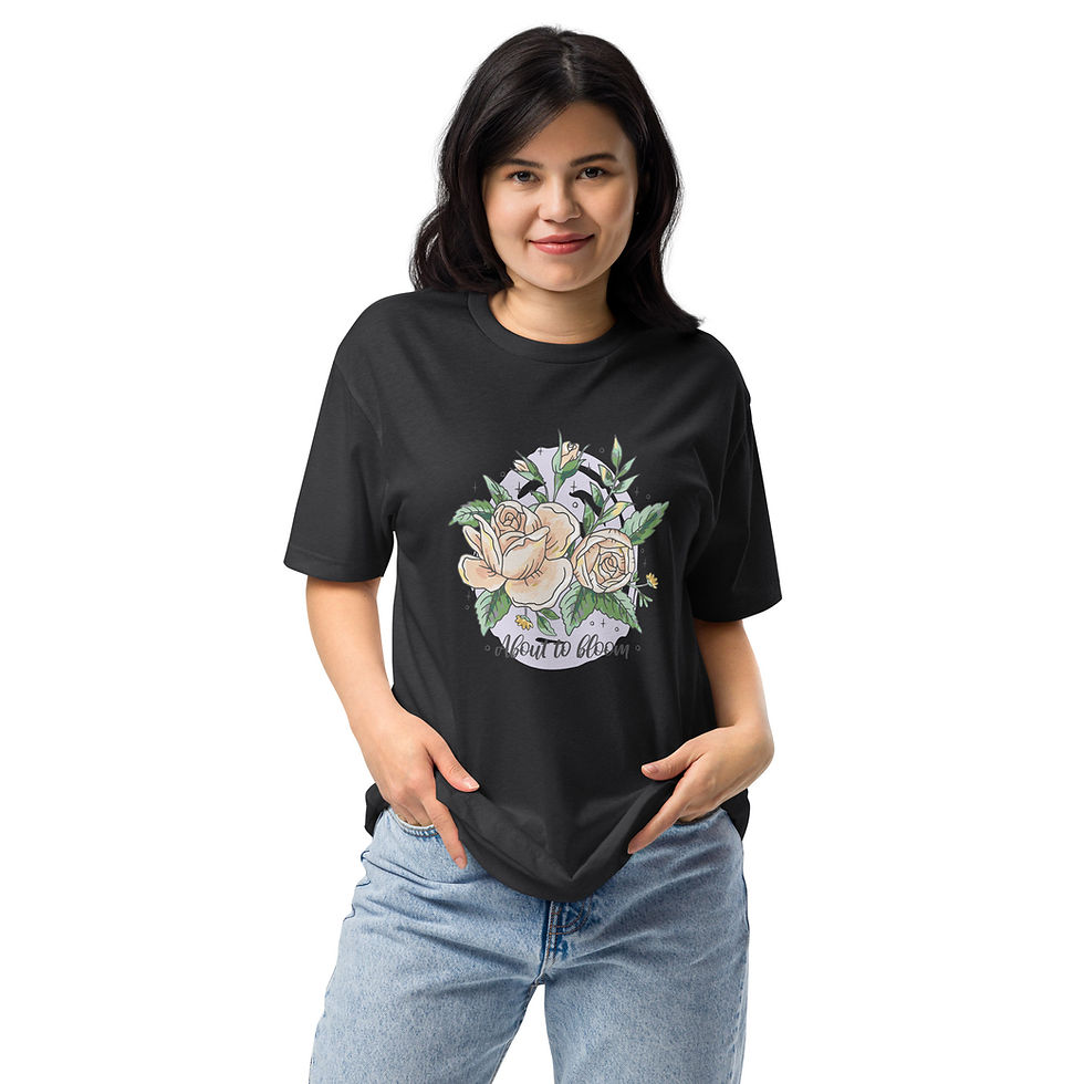 Thumbnail: About To Bloom Unisex Fitted T-Shirt - Next Level 6210