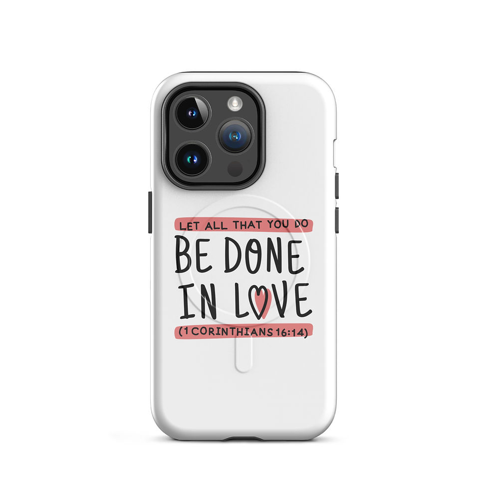 Thumbnail: All Things Done In Love MagSafe® tough case for iPhone®