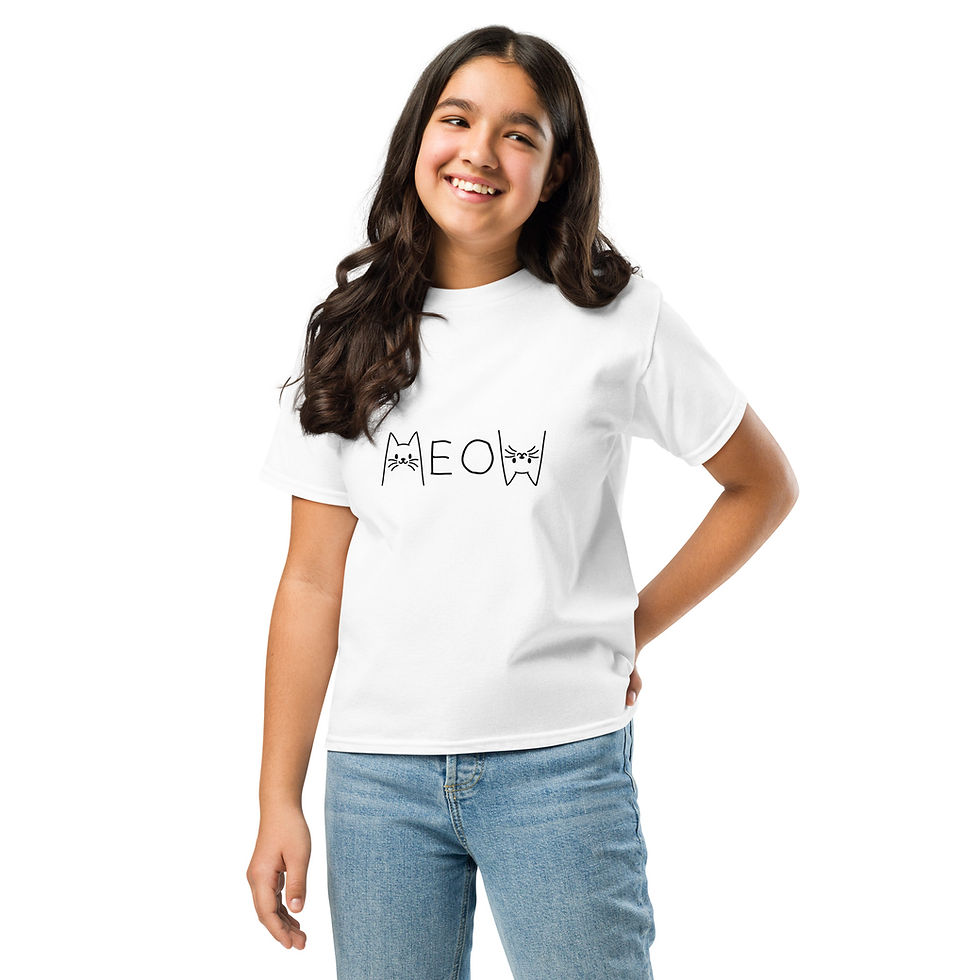 Thumbnail: "Meow" Youth classic tee