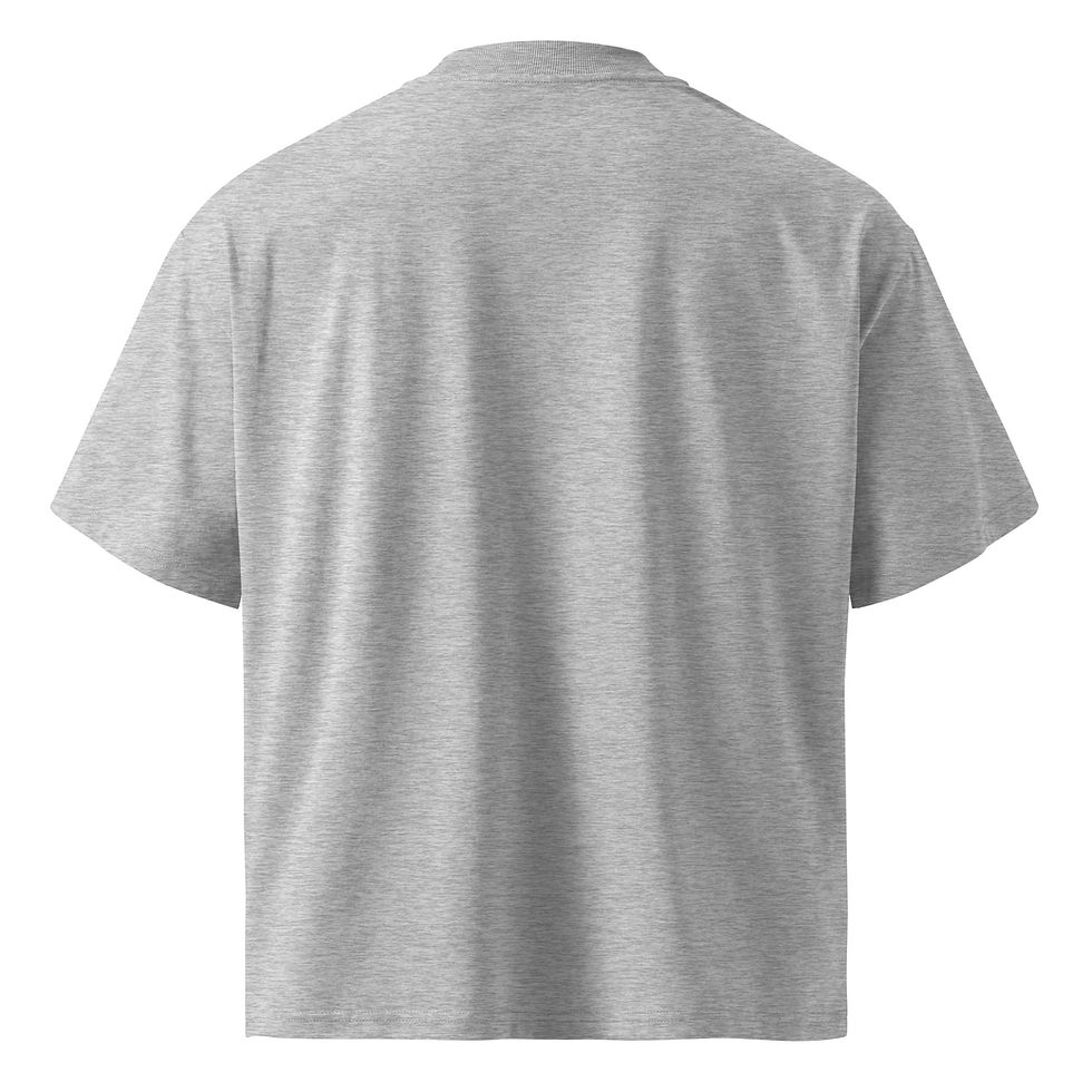 Thumbnail: Infinity And Beyond Unisex organic oversized high neck t-shirt
