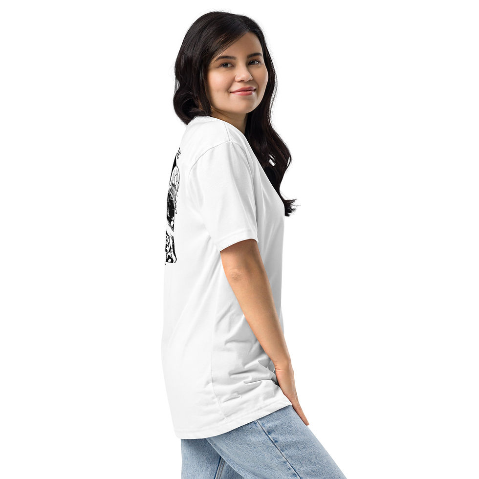 Thumbnail: Dark baby Angel Unisex Fitted T-Shirt