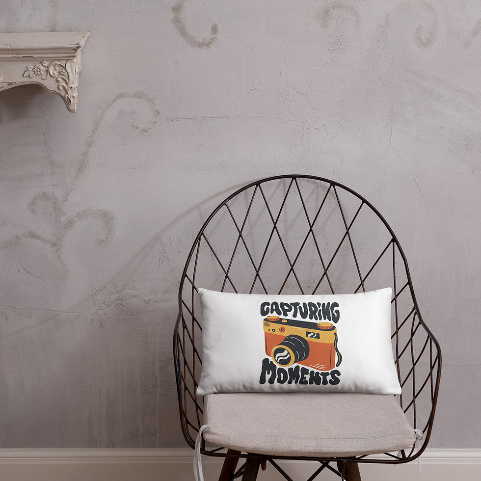 Thumbnail: Vintage Camera Basic Pillow