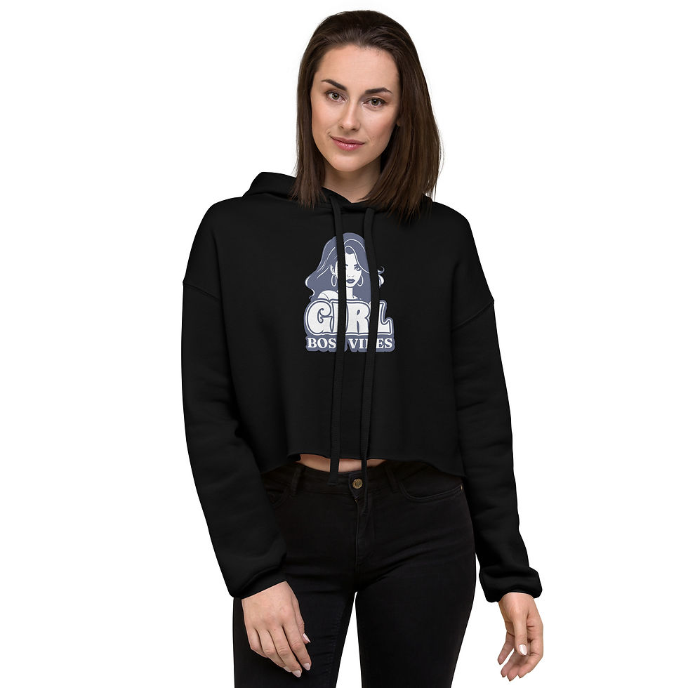 Thumbnail: Girl Boss Crop Hoodie