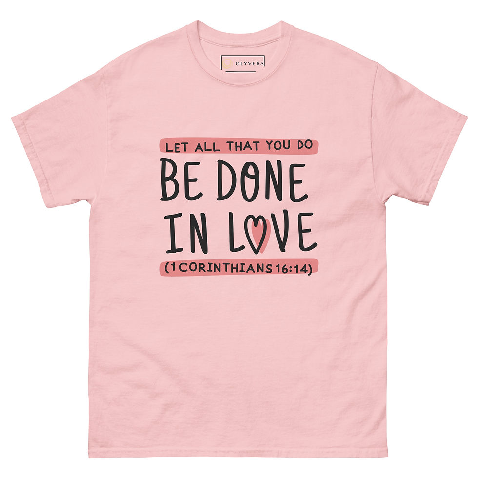 Thumbnail: All Things Are Done With Love Unisex classic tee