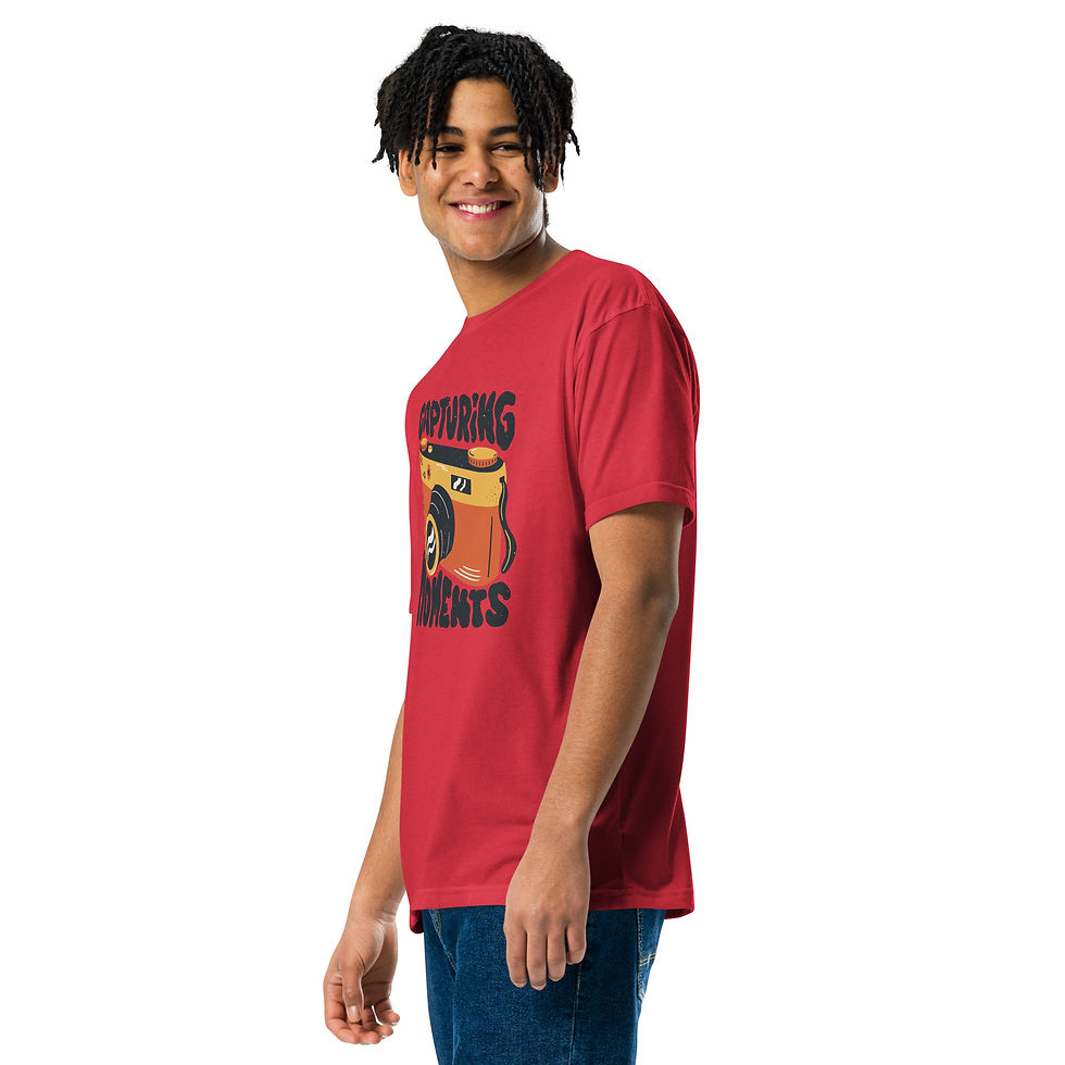 Thumbnail: Vintage Camera Unisex Fitted T-Shirt 