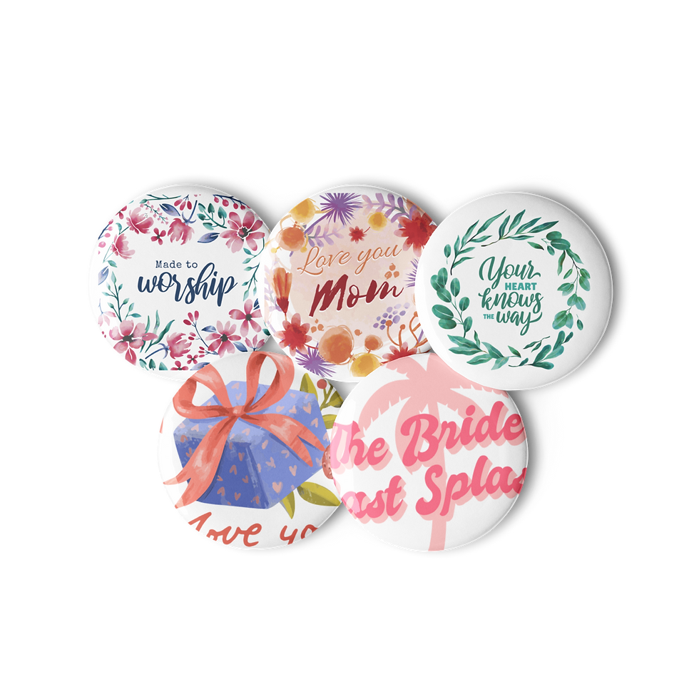 Thumbnail: Set of pin buttons