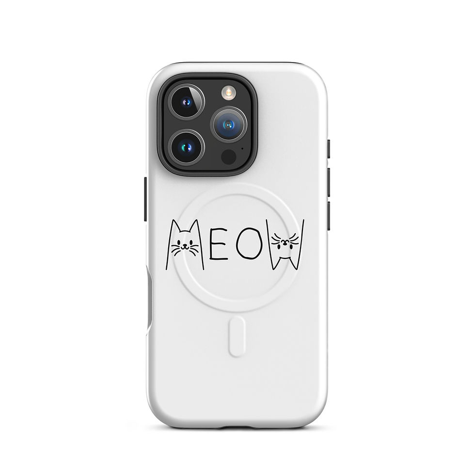 Thumbnail: "Meow" MagSafe® tough case for iPhone®