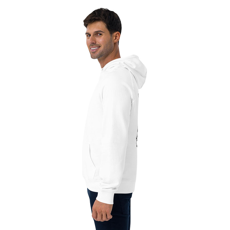 Thumbnail: Dark Baby Angel Unisex eco raglan hoodie