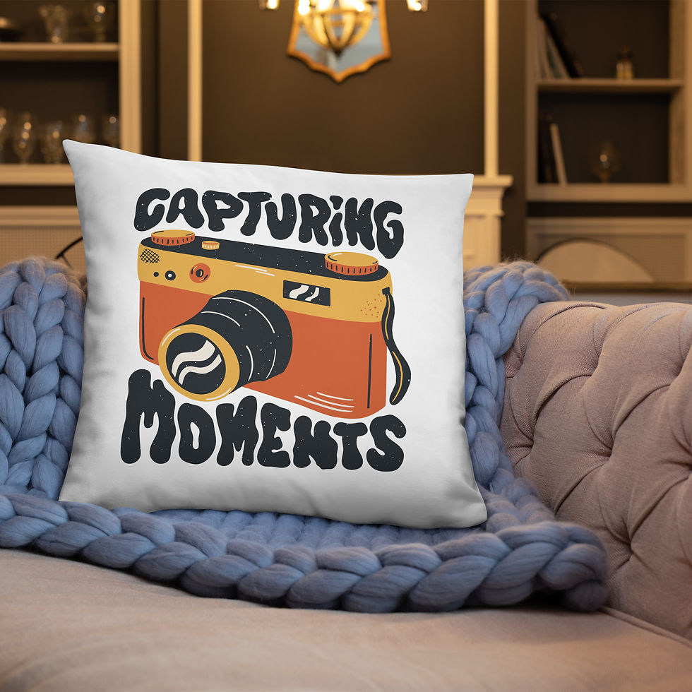 Thumbnail: Vintage Camera Basic Pillow
