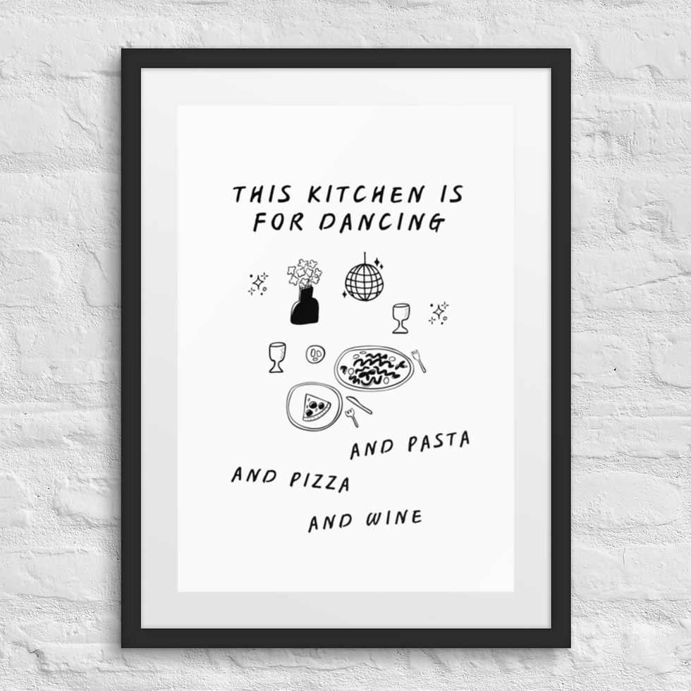 Thumbnail: Framed poster