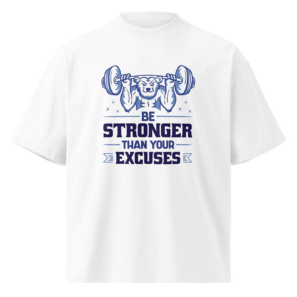 Thumbnail: Be Stronger Unisex organic oversized high neck t-shirt