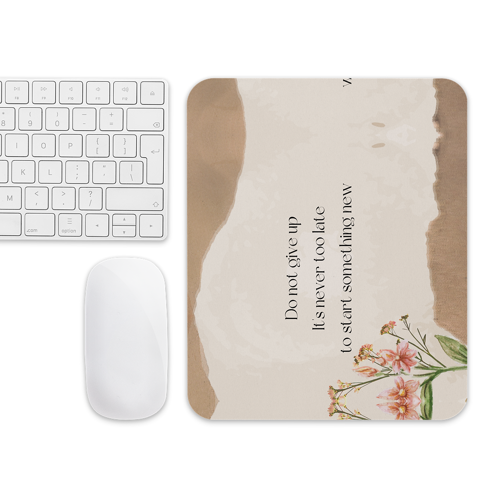 Thumbnail: Don't Give Up Mouse pad
