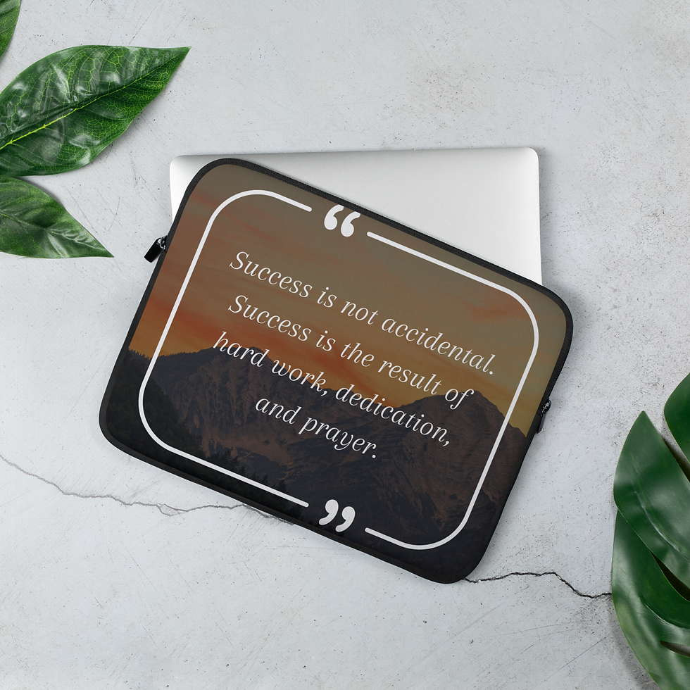 Thumbnail: Motivational Success Laptop Sleeve