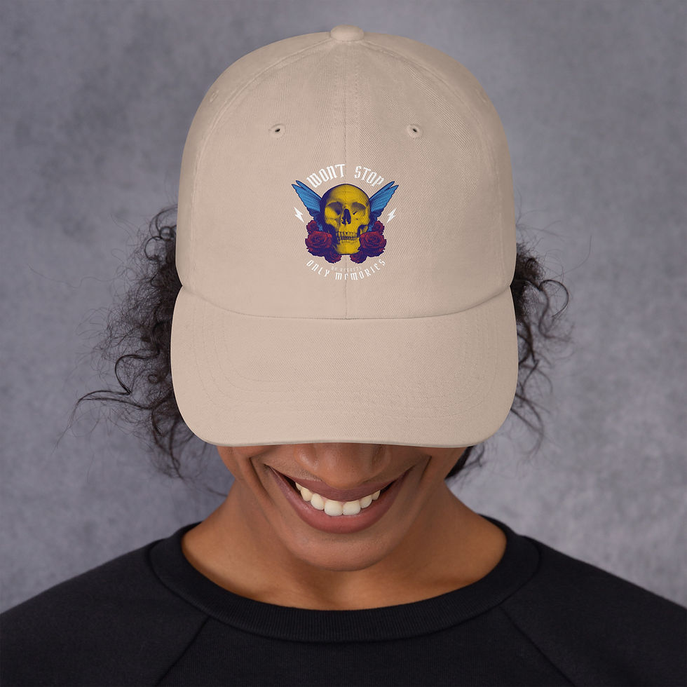 Thumbnail: Winged Skull Dad hat