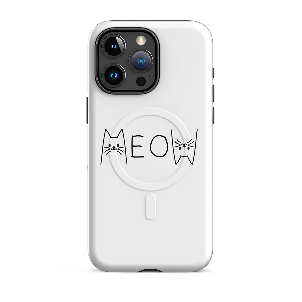 Thumbnail: "Meow" MagSafe® tough case for iPhone®