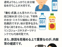 高齢者の下痢、どう対応すればいい?