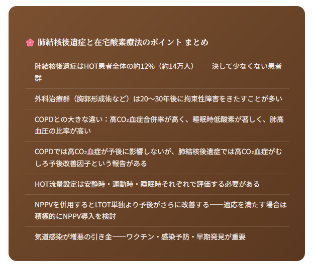 🌸 肺結核後遺症・在宅酸素療法でお困りのことがあればさくら在宅クリニックにご相談ください