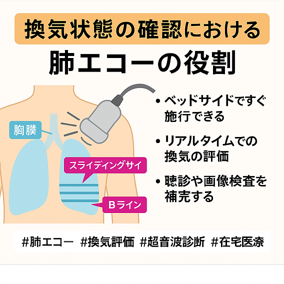 看護 看護師さんによる在宅医療におけるエコーを科学する56～換気状態の
