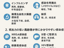 高齢者に多い感染症とは?施設や在宅で注意したい主な疾患と特徴