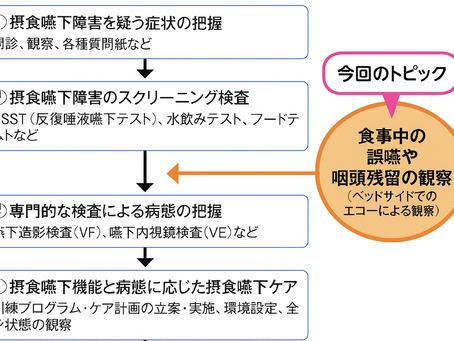 看護師さんによる在宅医療におけるエコーを科学する13~食べる力を支える医療:摂食嚥下障害とその評価、そしてエコーの可能性