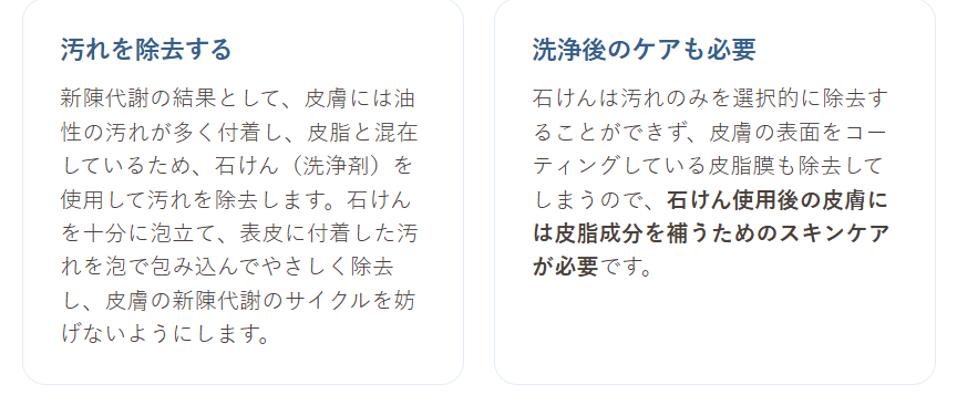 ④ スキンケアの基本②:皮膚の保護