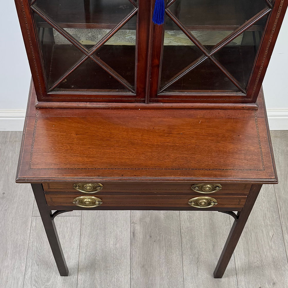 Thumbnail: Antique 18th Century Georgian Display Cabinet In Mahogany ( AF-5809 )