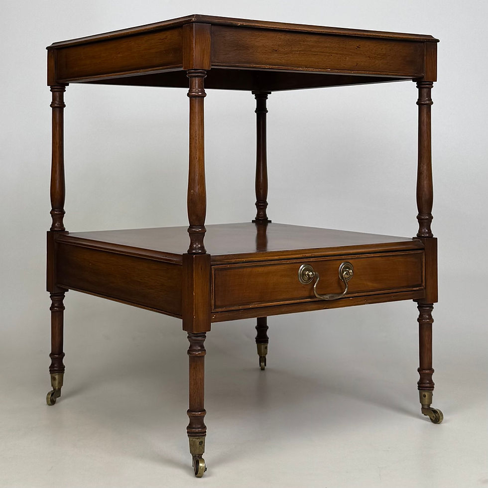 Thumbnail: Antique 20th Century Pair Of Bedside Cabinets In Mahogany ( AF-6340 )