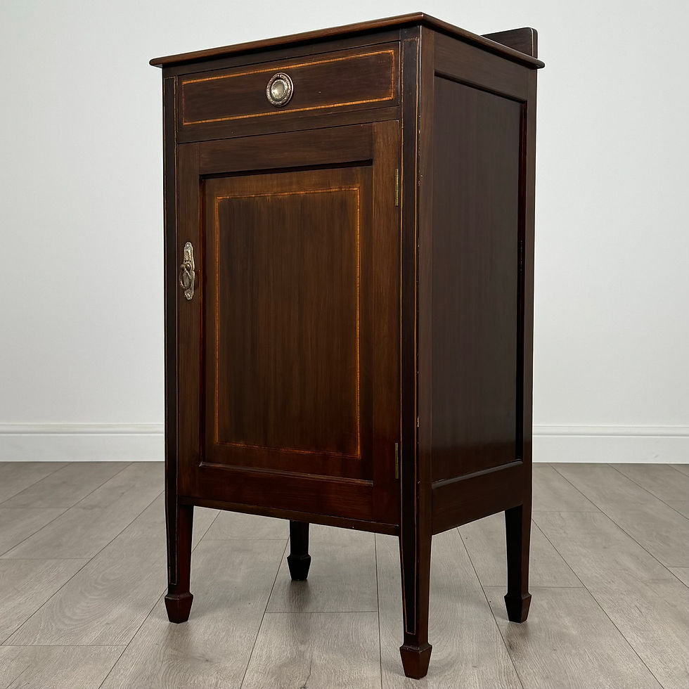 Thumbnail: Antique 20th Century Inlaid Cabinet In Mahogany ( REF AF-3980 )