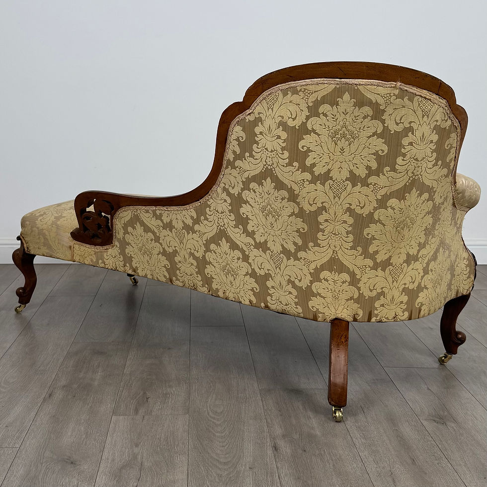 Thumbnail: Antique 19th Century Fine Quality Chaise Lounge In Mahogany ( REF AF-4788 )