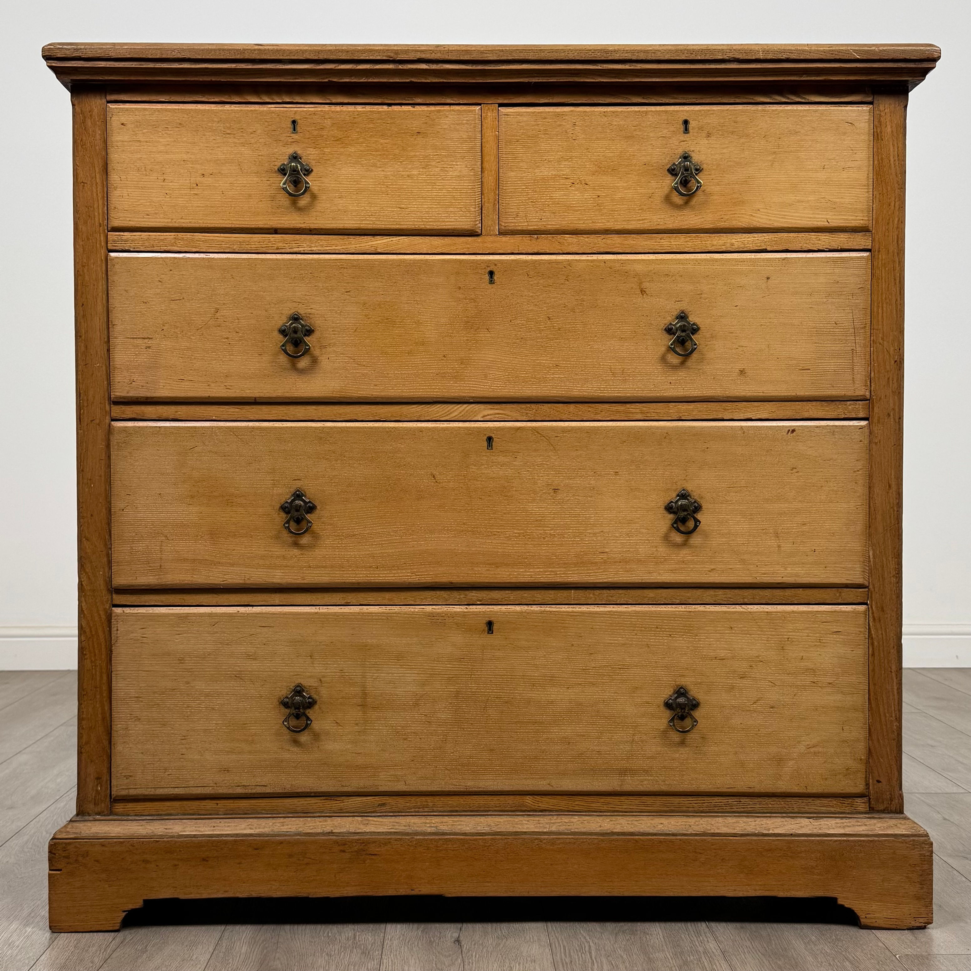 Antique 19th Century Victorian Chest Of Drawers In Ash ( AF-5659 )