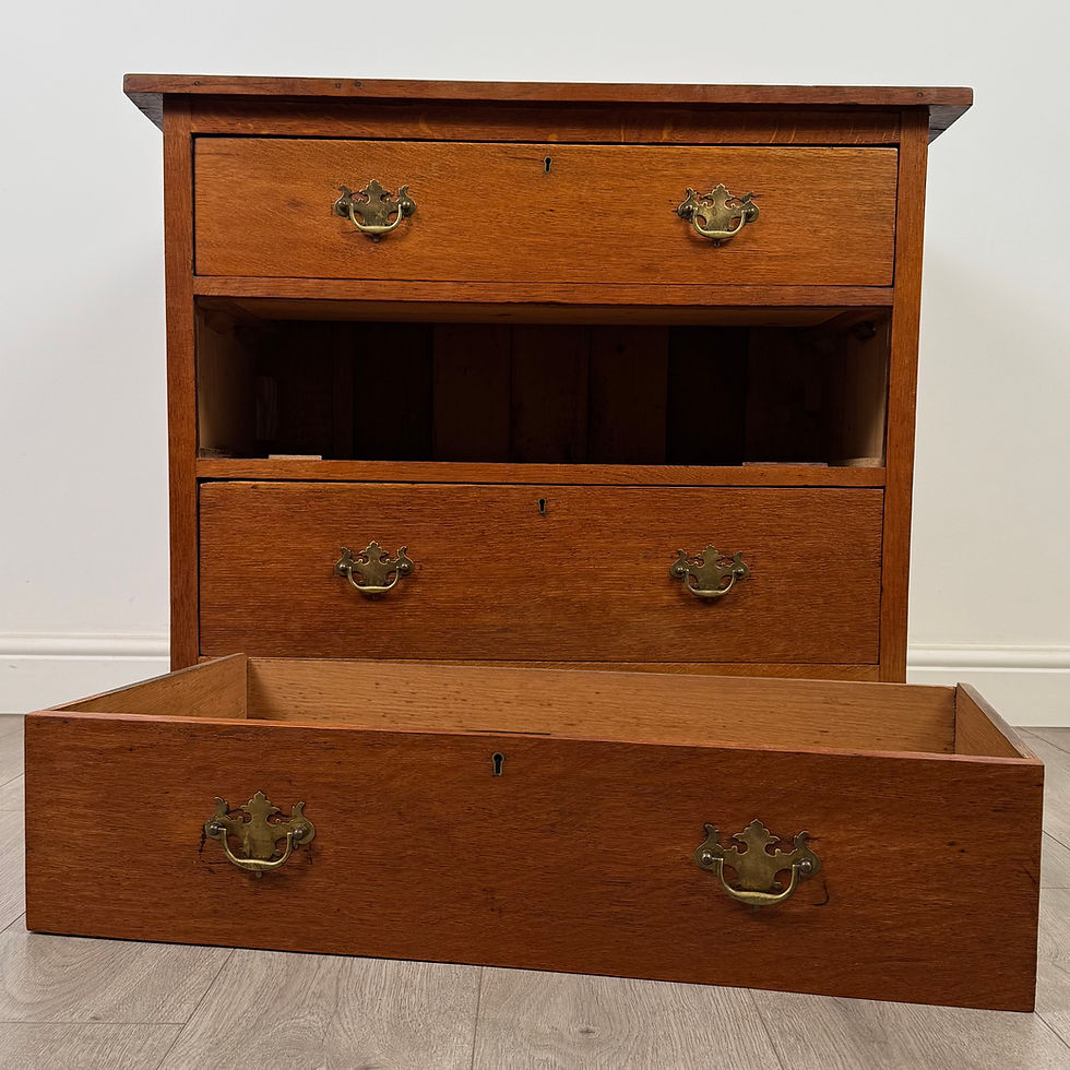 Thumbnail: Antique 20th Century Golden Oak Chest Of Drawers ( REF AF-4851 )