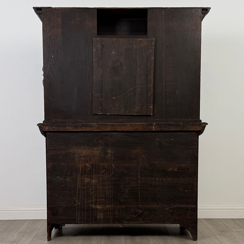 Thumbnail: Antique 19th Century Fine Victorian Carved Oak Sideboard ( AF-5612 )