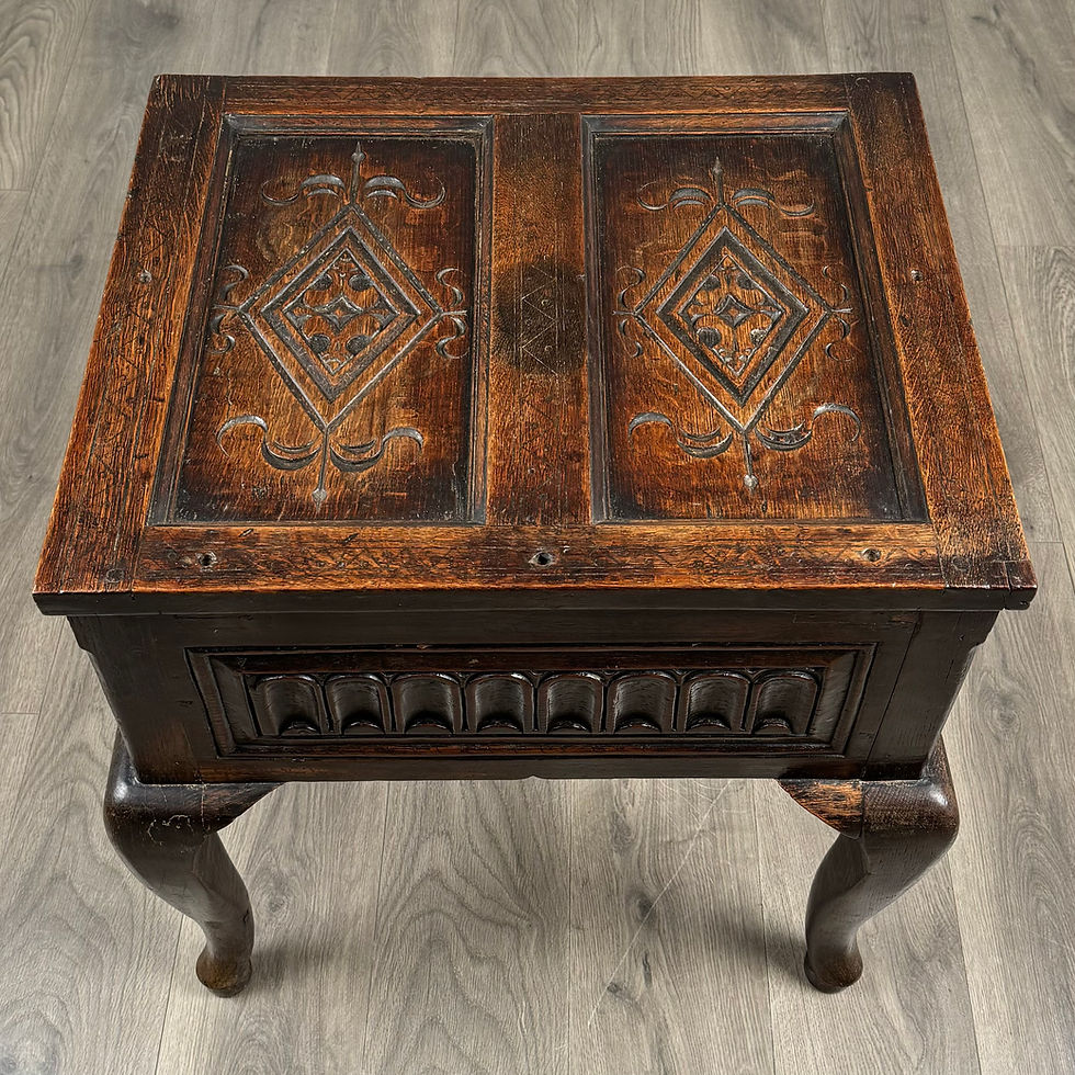 Thumbnail: Antique 18th Century Unusual Box On Stand In Oak ( REF AF-3220 )