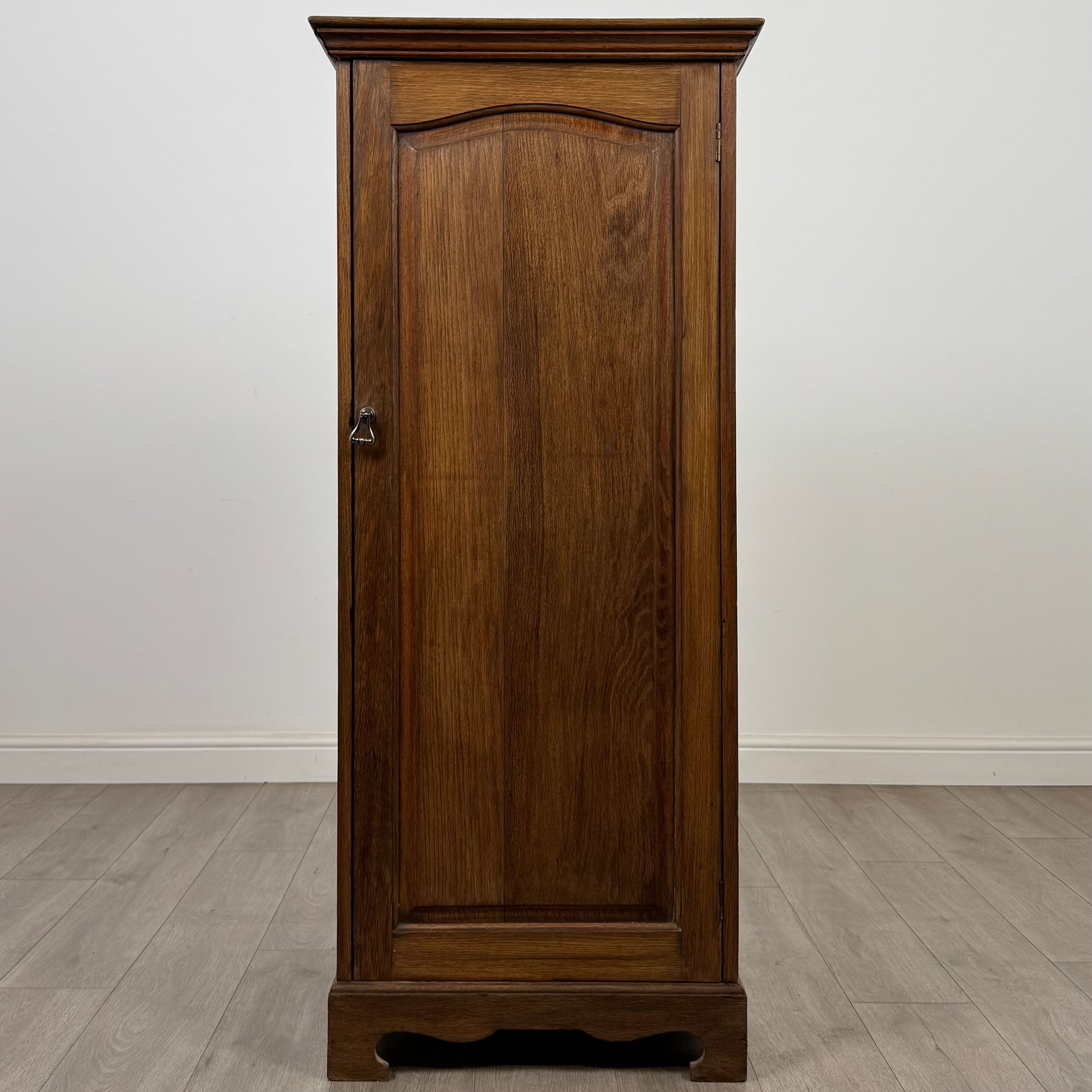 Antique 20th Century Edwardian Cupboard In Oak ( AF-5501 )