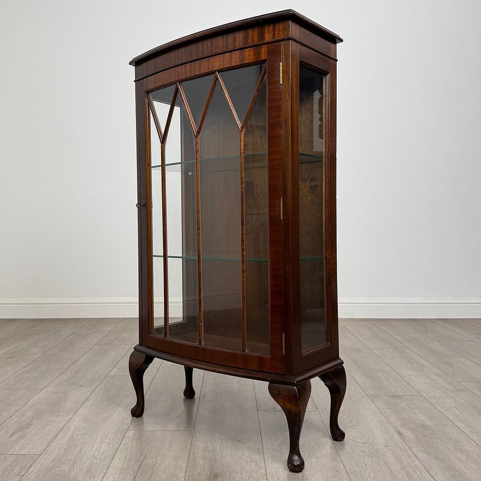 Thumbnail: Antique 20th Century Small Display Cabinet In Mahogany ( AF-6223 )