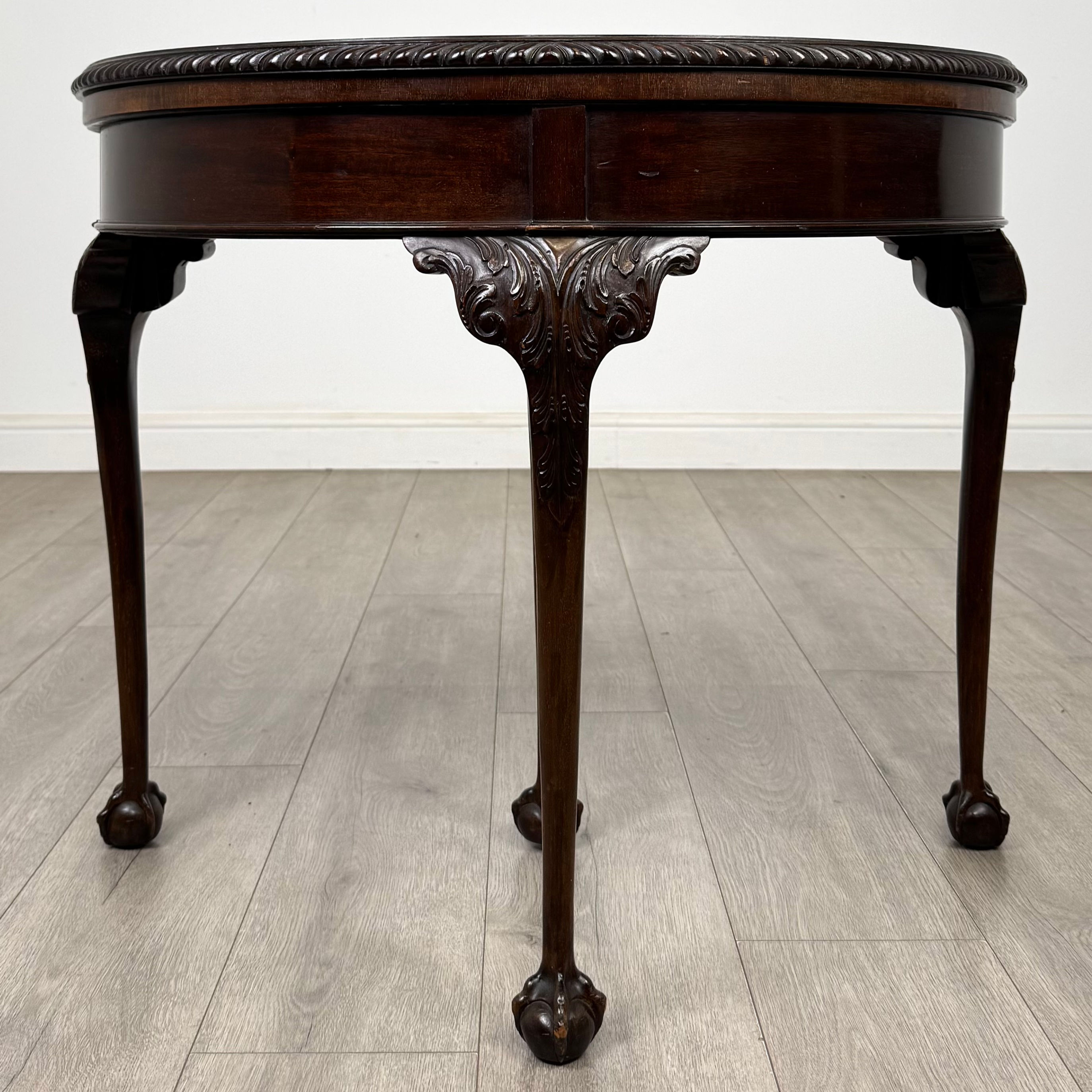 Antique 20th Century Edwardian Card Table In Mahogany ( AF-5777 )